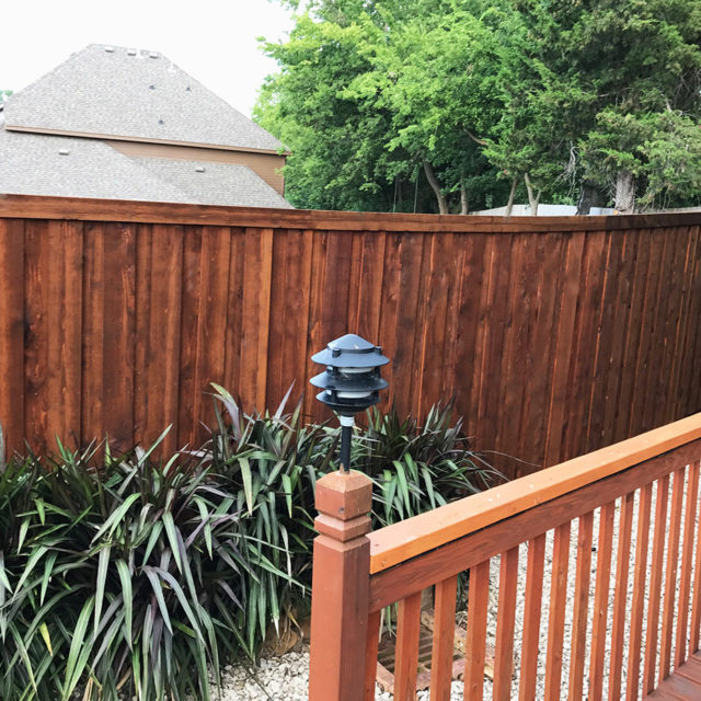 Privacy Fence Companies Plano 8 ft Tall Board on Board Wood Fences