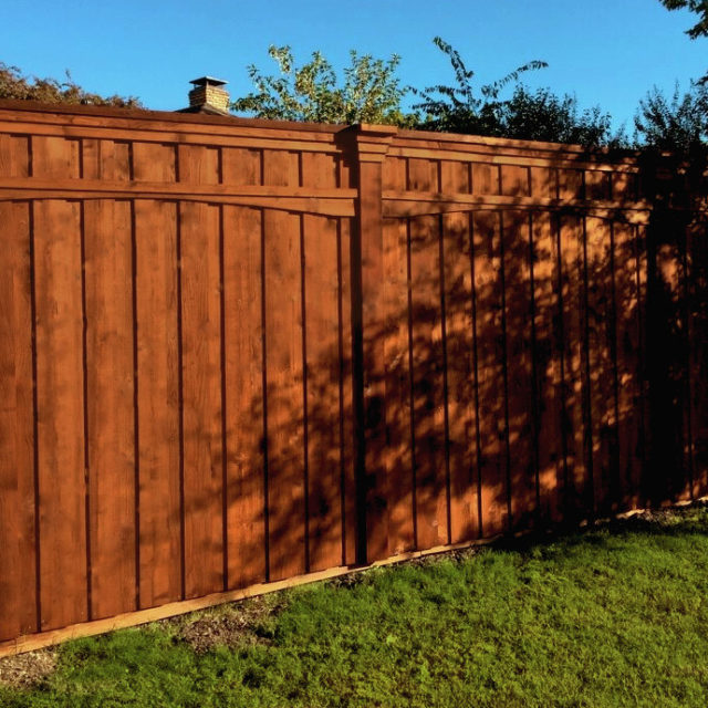 Privacy Fence Companies Plano 8 ft Tall Board on Board Wood Fences