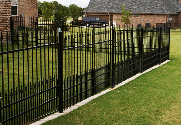 Wrought Iron Fences A Better Fence, Wrought Iron Garden Fence Post Finials