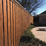 Privacy Cedar Fence Board on Board Fences Frisco Metal Posts 8 ft tall fence