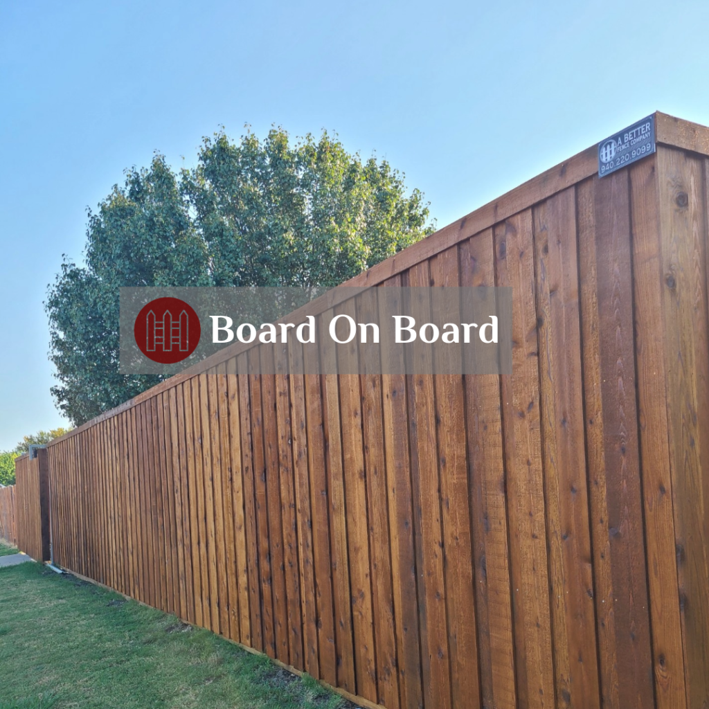 Board On Board Wood Fence Company Dallas Fort Worth