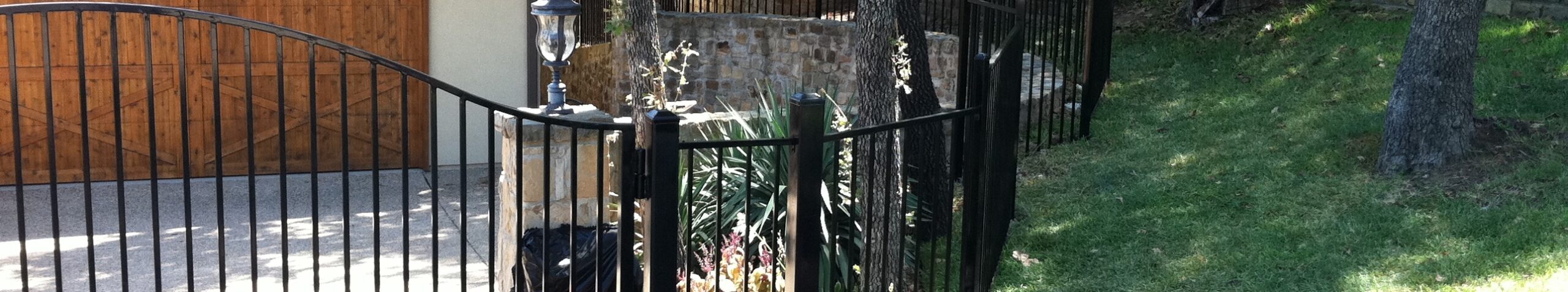 Steel and Iron Fence Company Repair and Installation Dallas Fort Worth Area