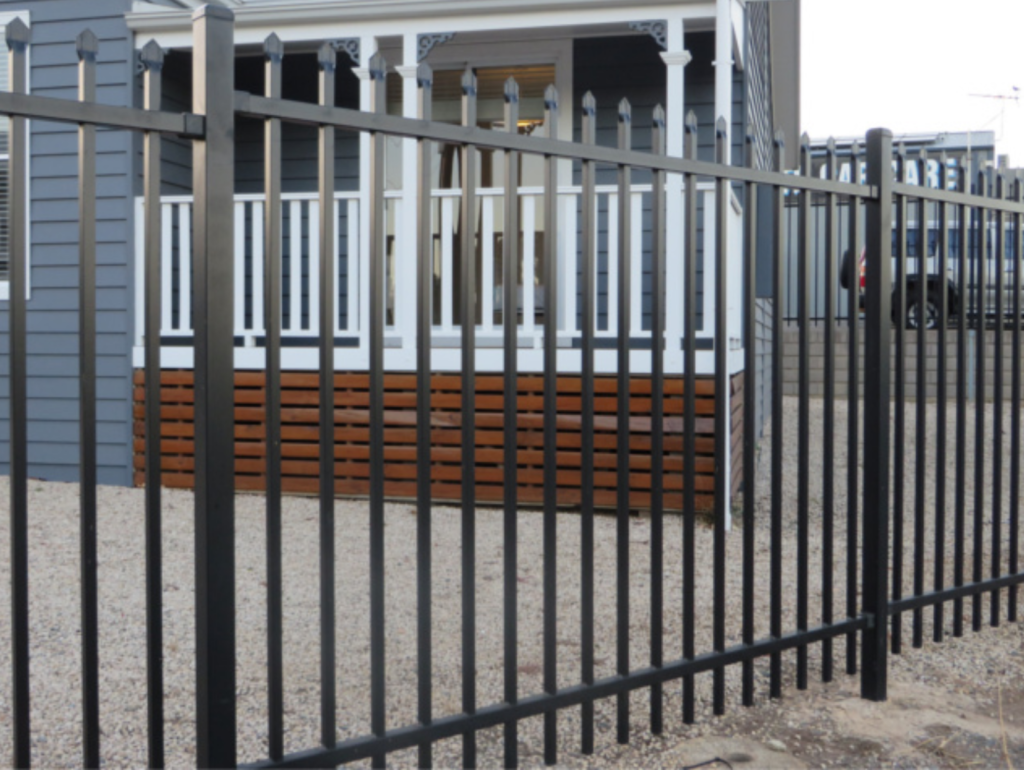 Metal Fence Custom Puppy Panel Steel and Iron Fence Company Dallas Fort Worth Area