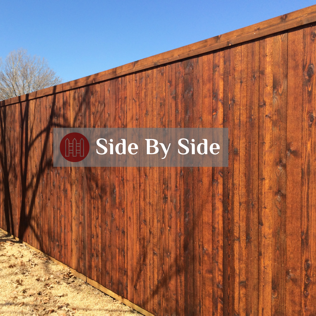 Side By Side Wood Fence Company Dallas Fort Worth